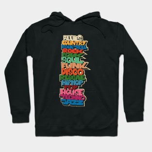 Soul, Funk, Disco, House and other Music Styles.  - Super stylish funky Design! Hoodie